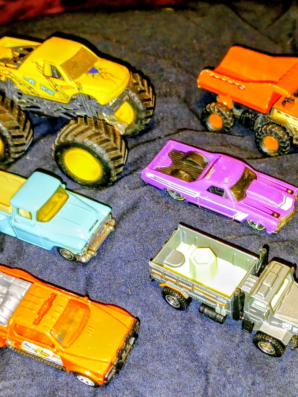 L9l 6-Piece Vintage Lot  Die-Cast Truck & Utility Vehicle Matchbox Hot Wheels